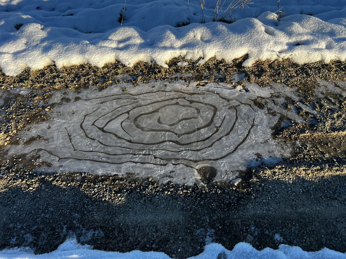 Winterliche Landschaft am See als Bild für innere Freiheit und Innehalten
